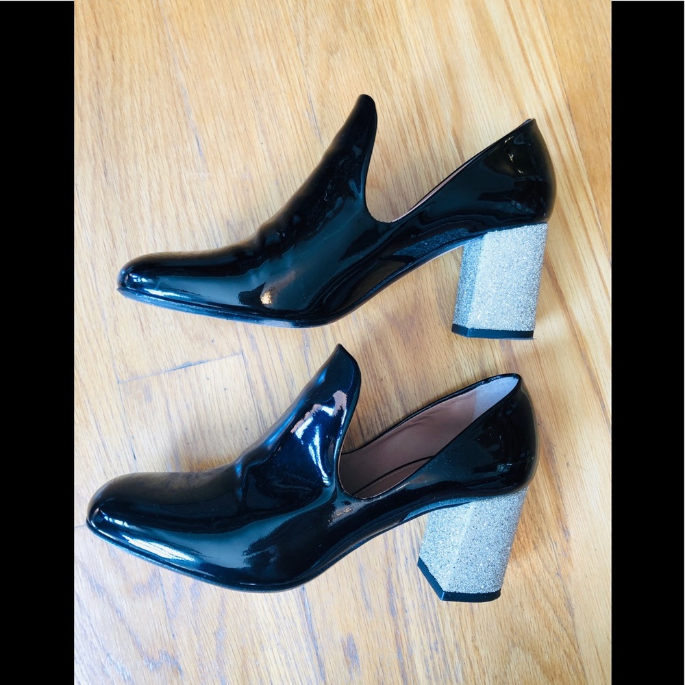 Calvin Klein Collection Black w/Swarovski Heels